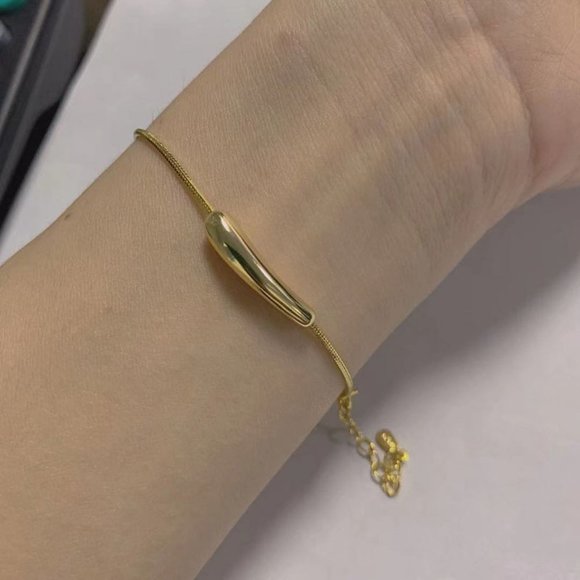 #NEW 925 Sterling Silver Simple Bar Bracelet A - Picture 8 of 10